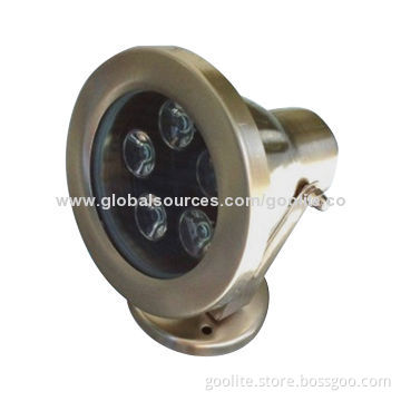 LED Underwater Light-5W, 105*105*85mm, CE & RoHS, 2-year Warranty